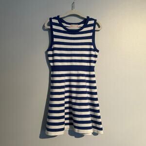 EGG New York Striped Knit Dress – Blue & White – Girls Size 4
